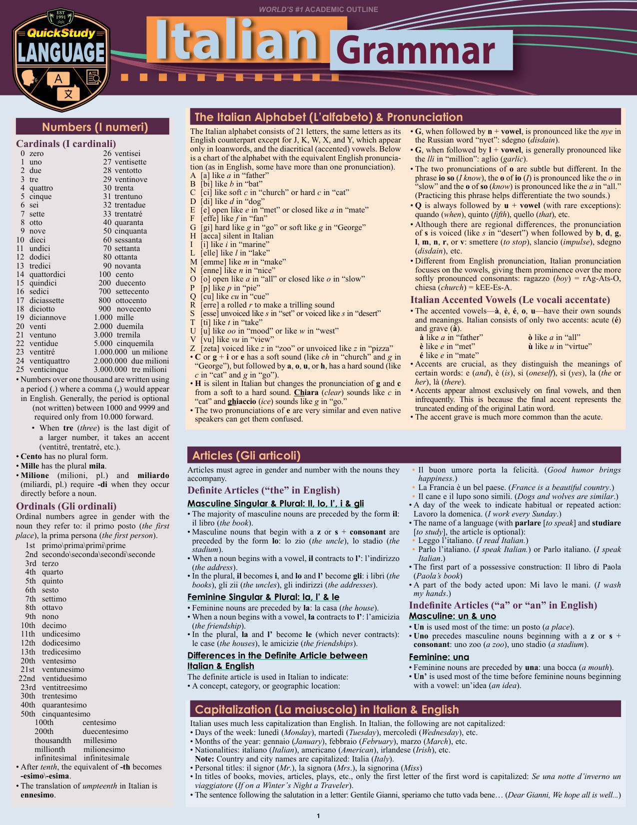 Italian Grammar cover